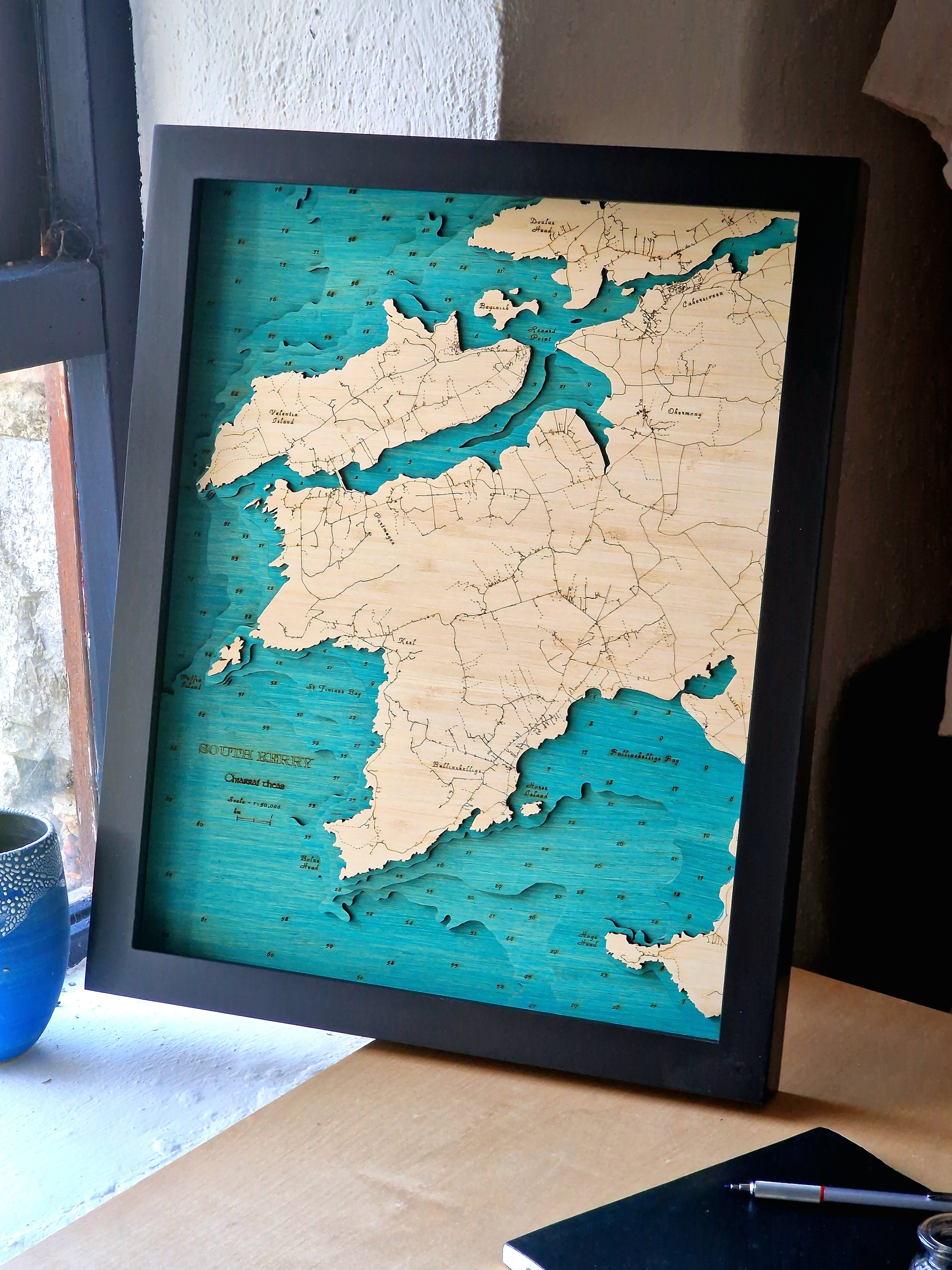 Valentia Island 3d Map medium