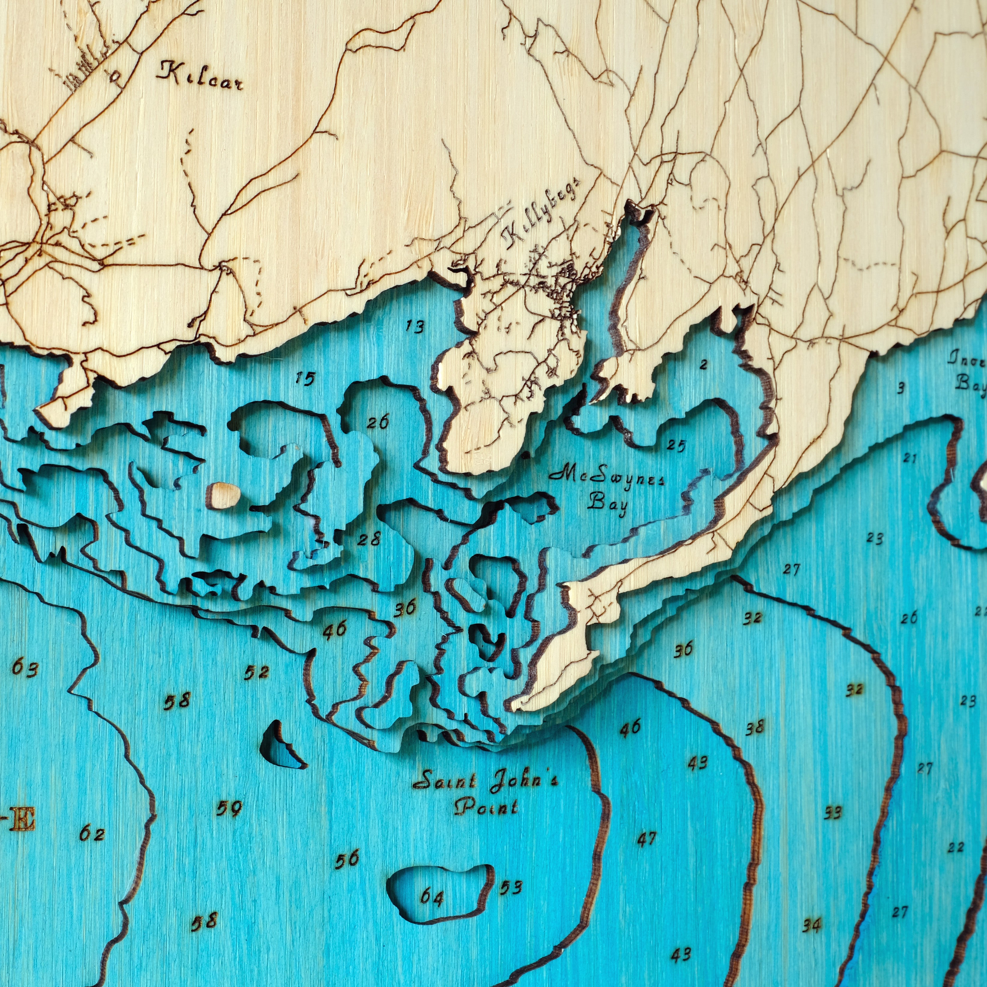 Donegal Bay 3d map medium