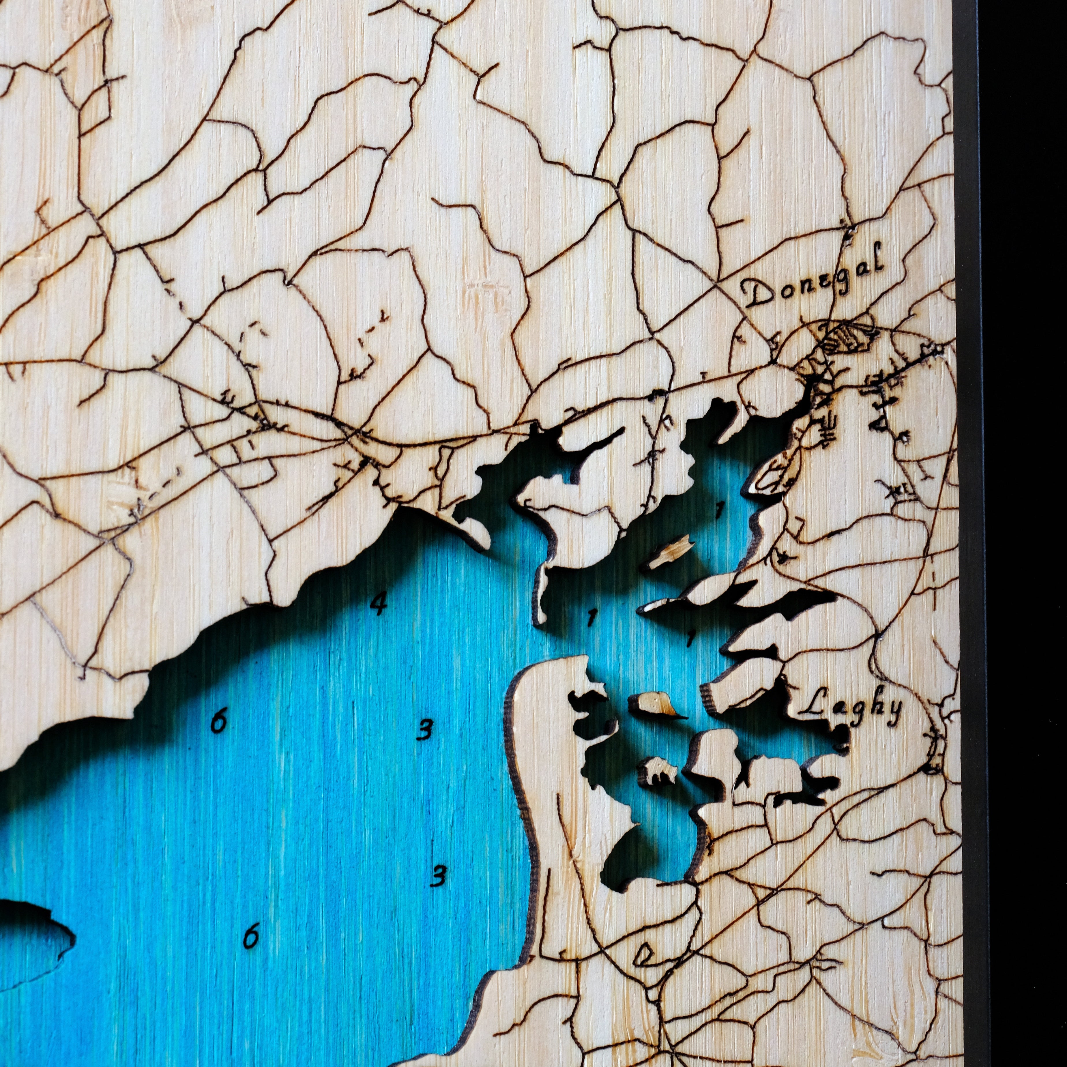 Donegal Bay 3d map medium