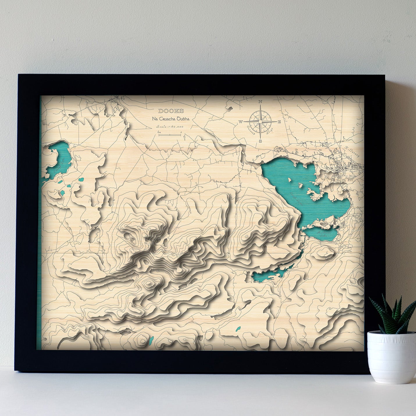Dooks Mountains 3d map Medium