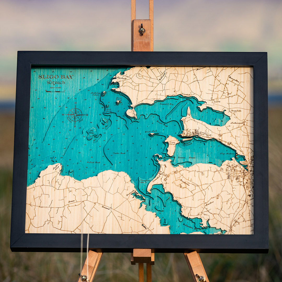 Sligo Bay 3d map medium