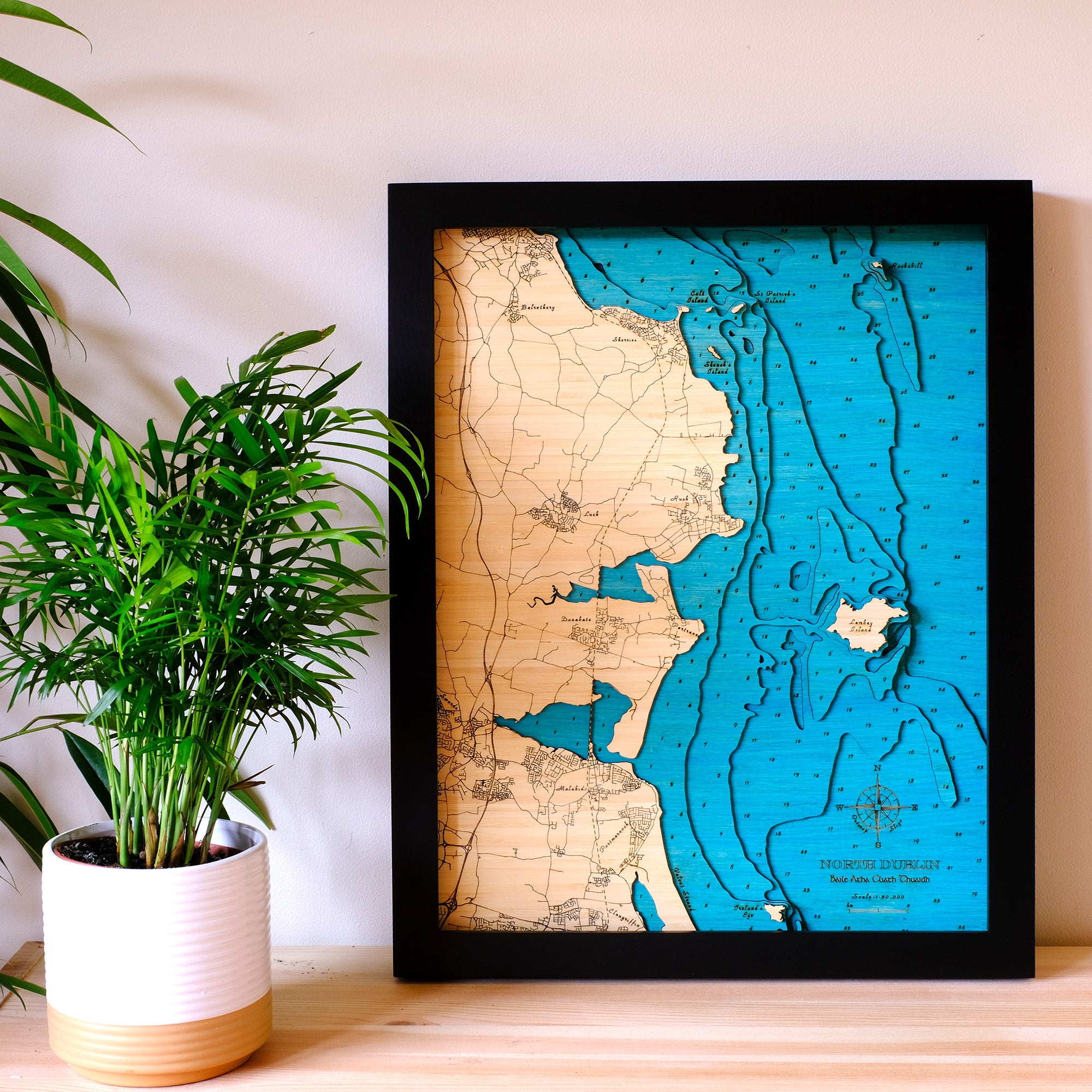 North Dublin 3d map Medium