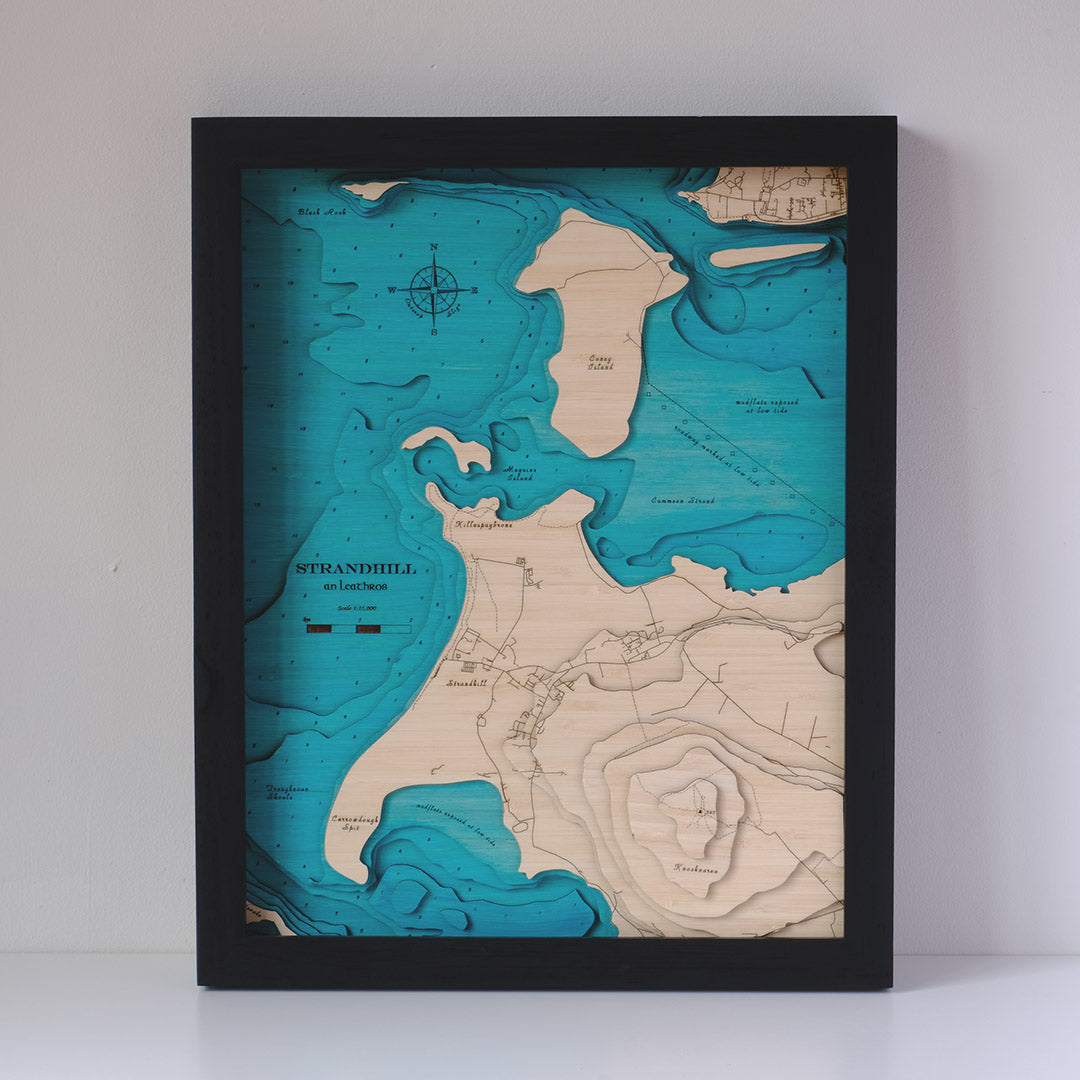 Strandhill 3d map medium