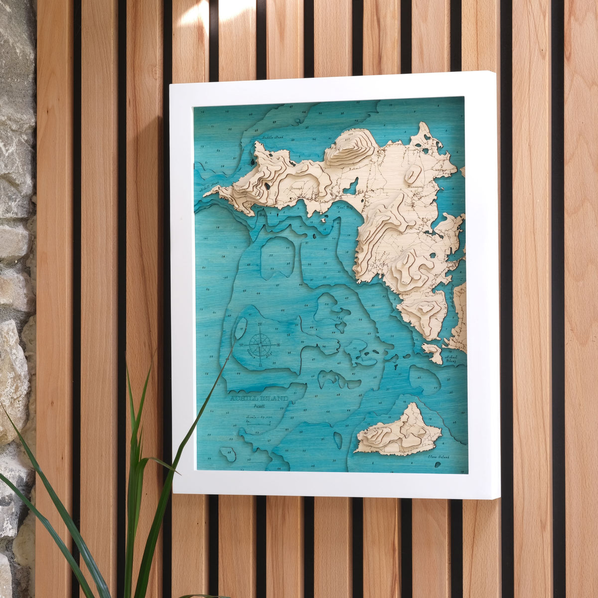 Achill Island 3d map medium