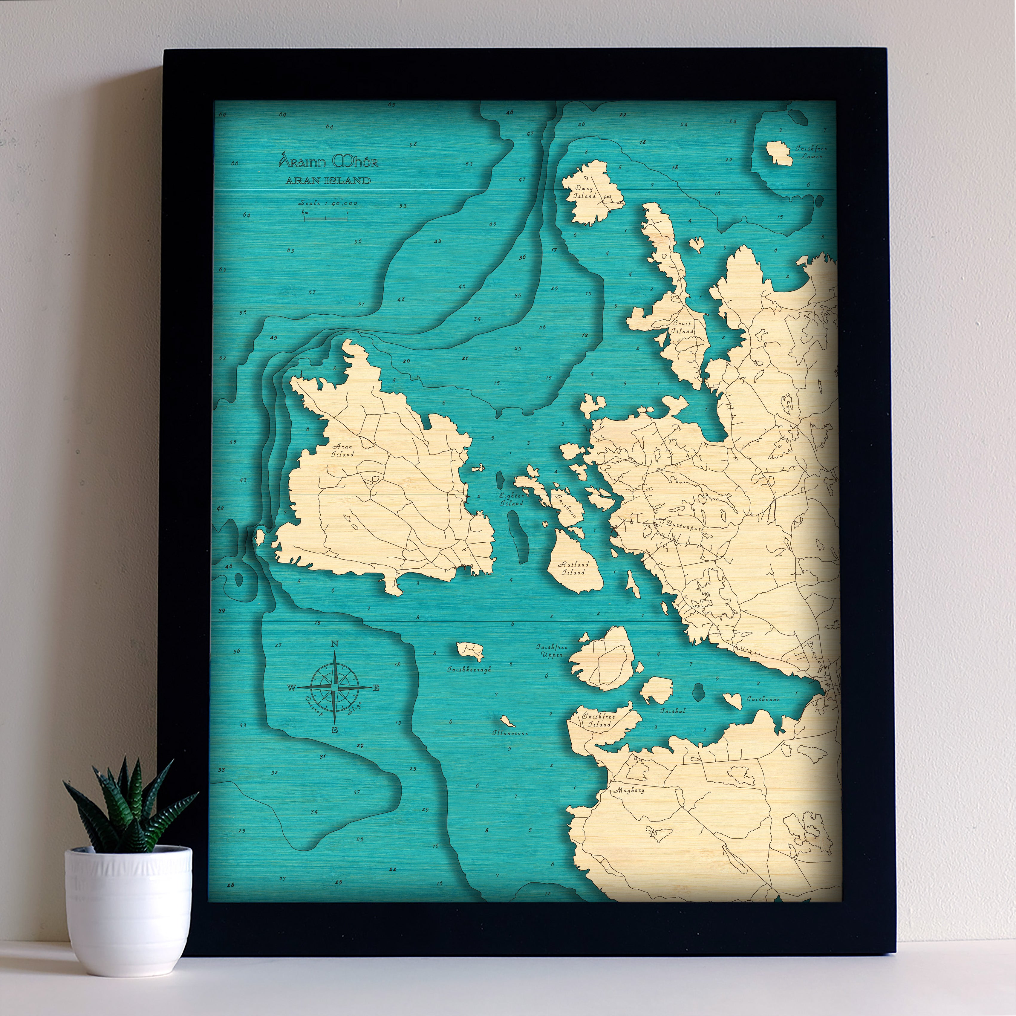 Árainn Mhór 3d map Medium