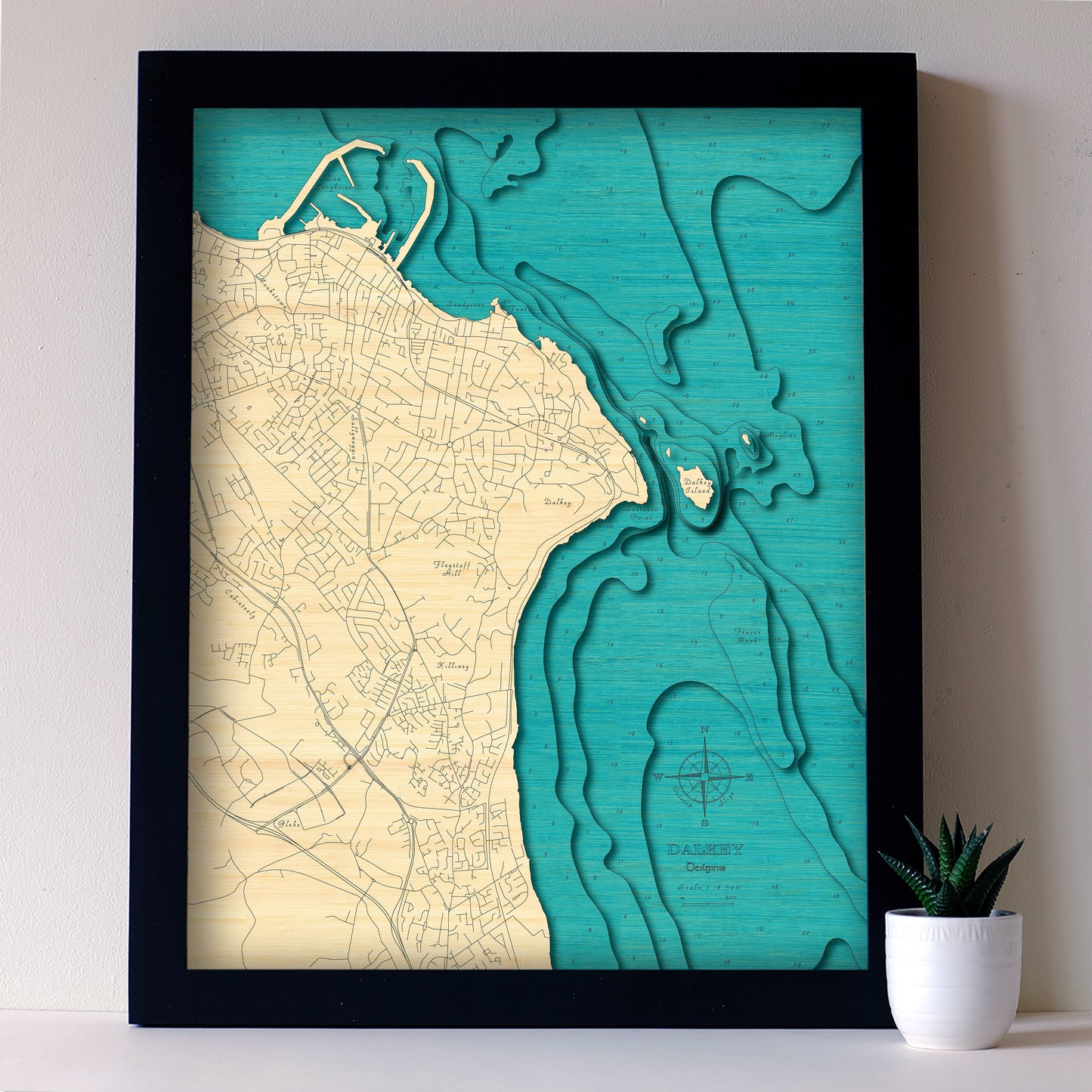 Dalkey 3d map Medium