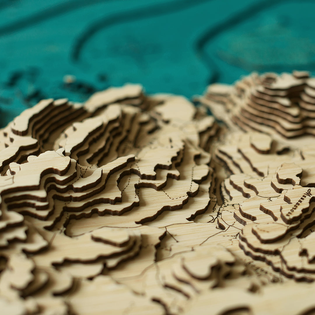 Donegal Bay 3d map large HD