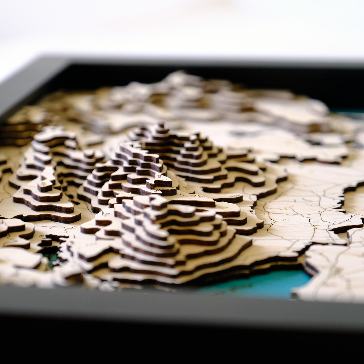 Dooks Mountains 3d map Medium