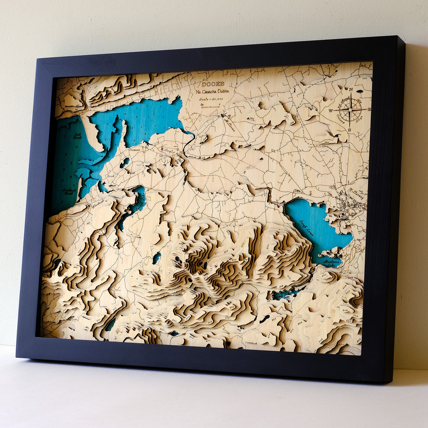 Dooks Mountains 3d map Medium