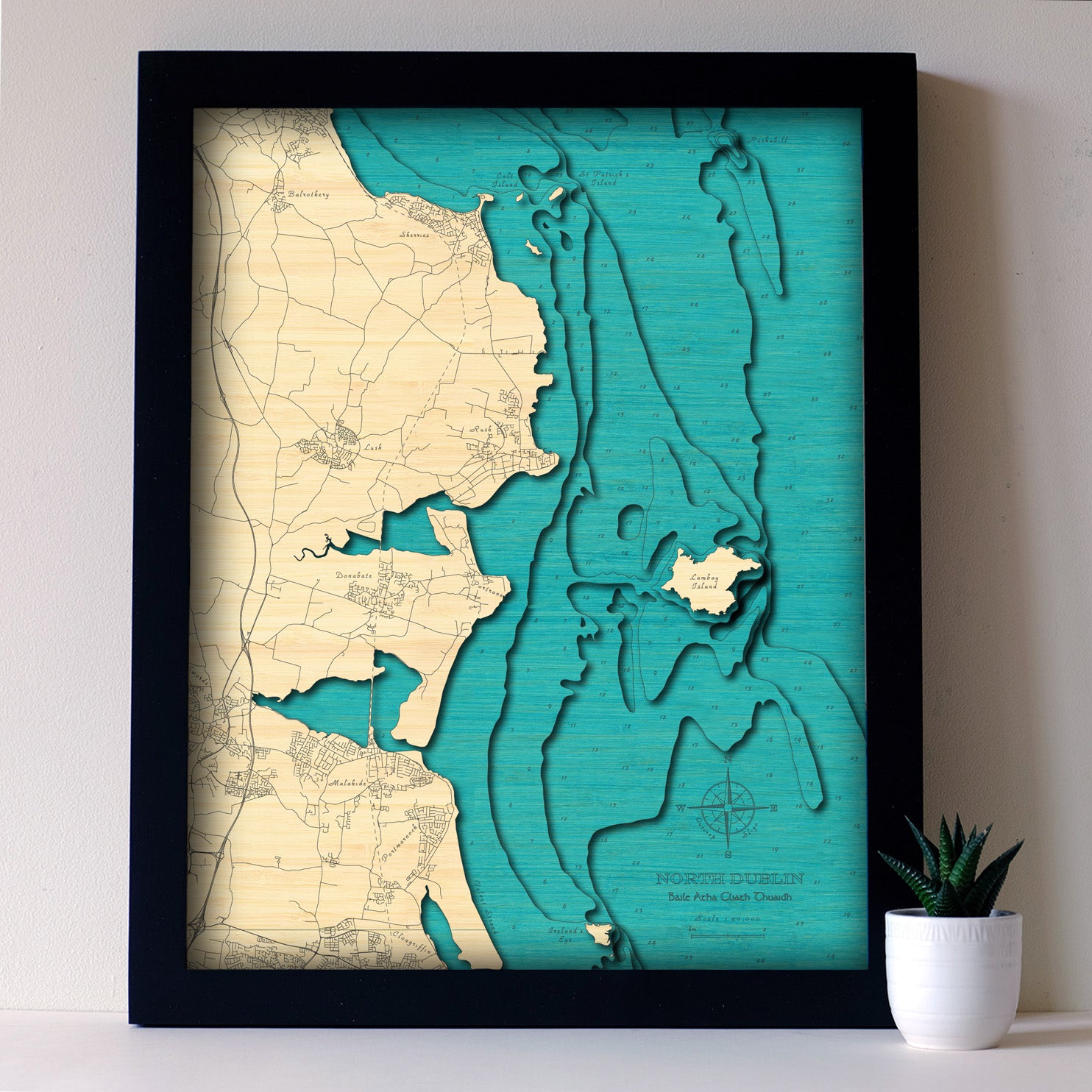 North Dublin 3d map Medium