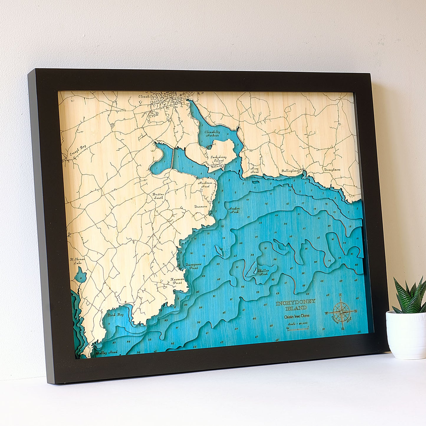 Inchydoney Island 3d map medium