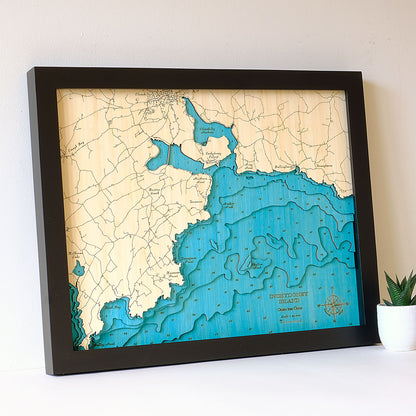 Inchydoney Island 3d map medium