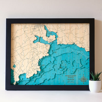 Inchydoney Island 3d map medium