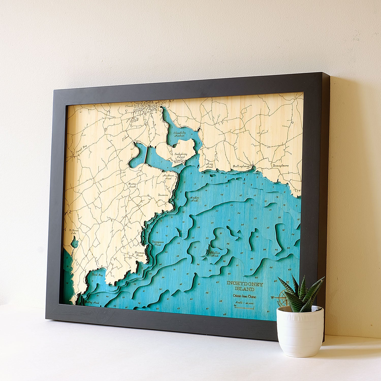 Inchydoney Island 3d map medium