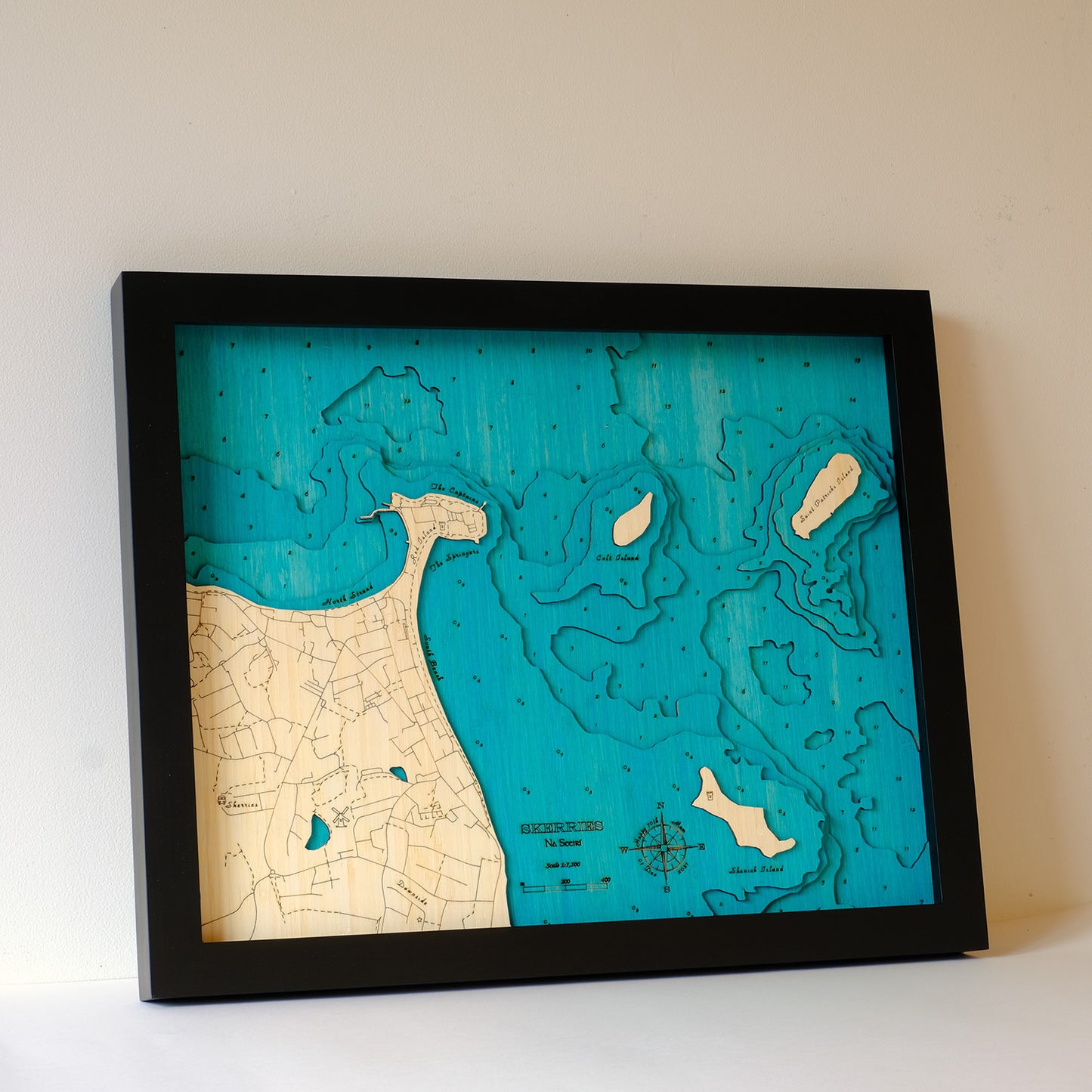 Skerries 3d map medium