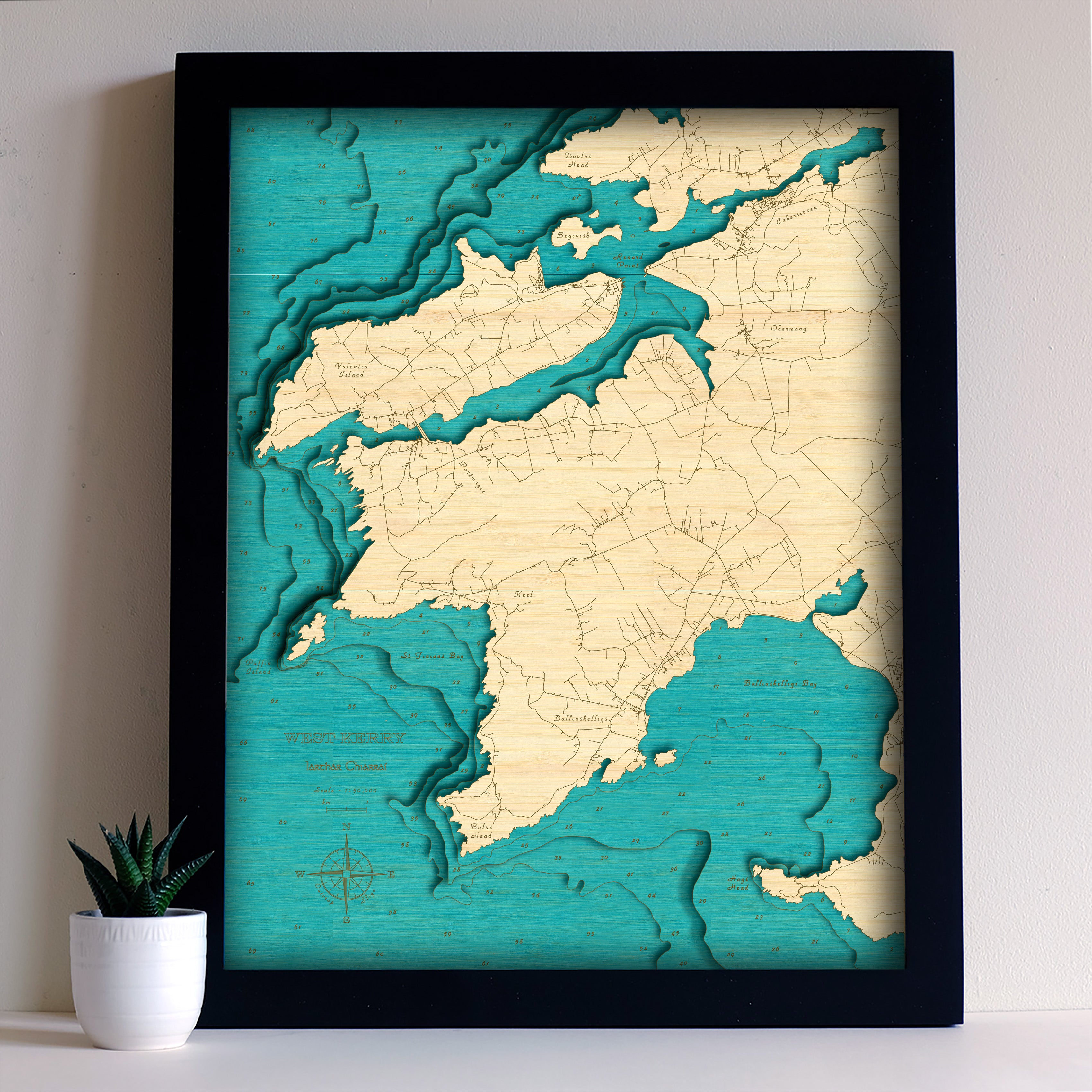 Valentia Island 3d Map medium