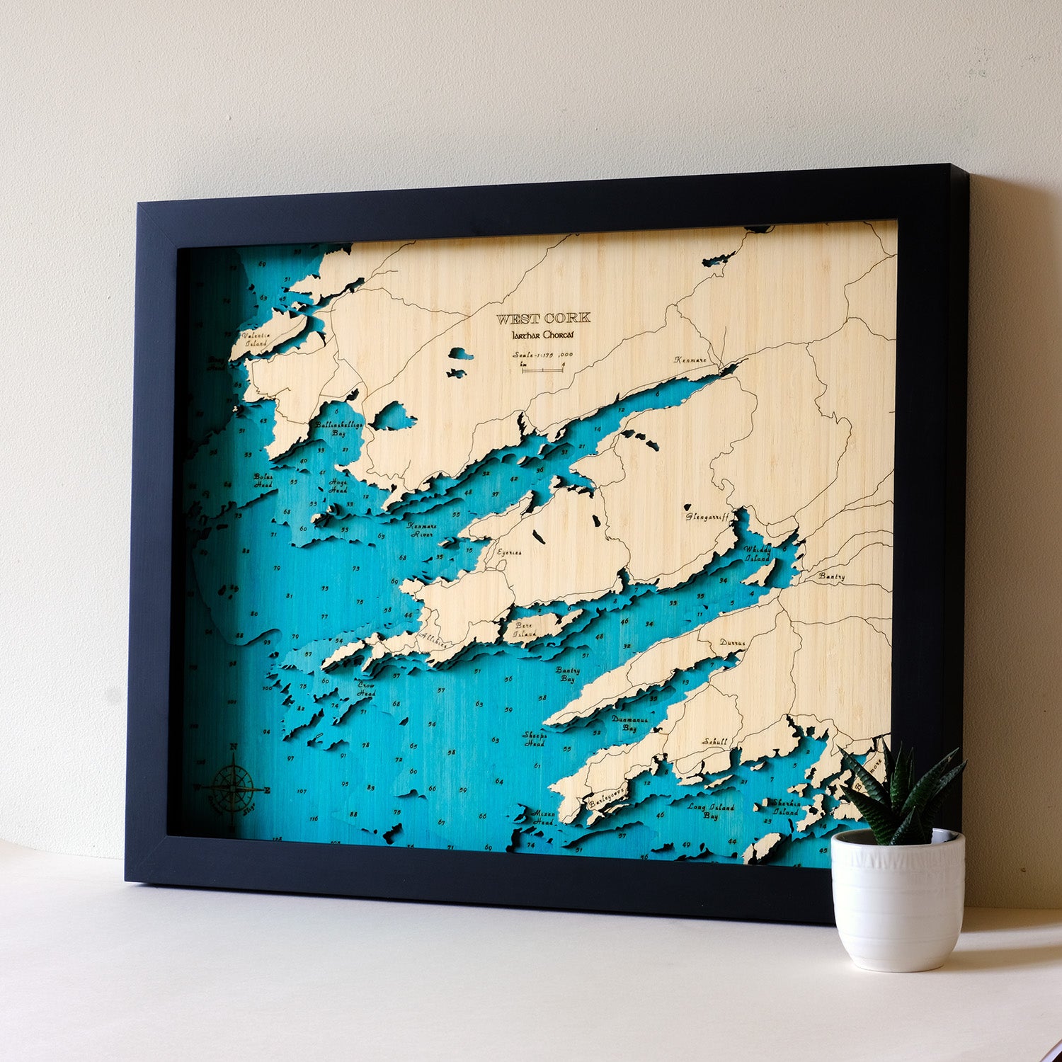 West Cork 3d map medium